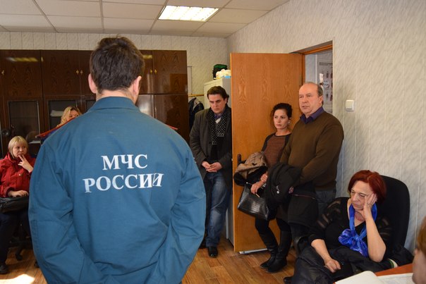 ГКУ "ИС Гагаринского района" проводит занятие по пожарной безопасности