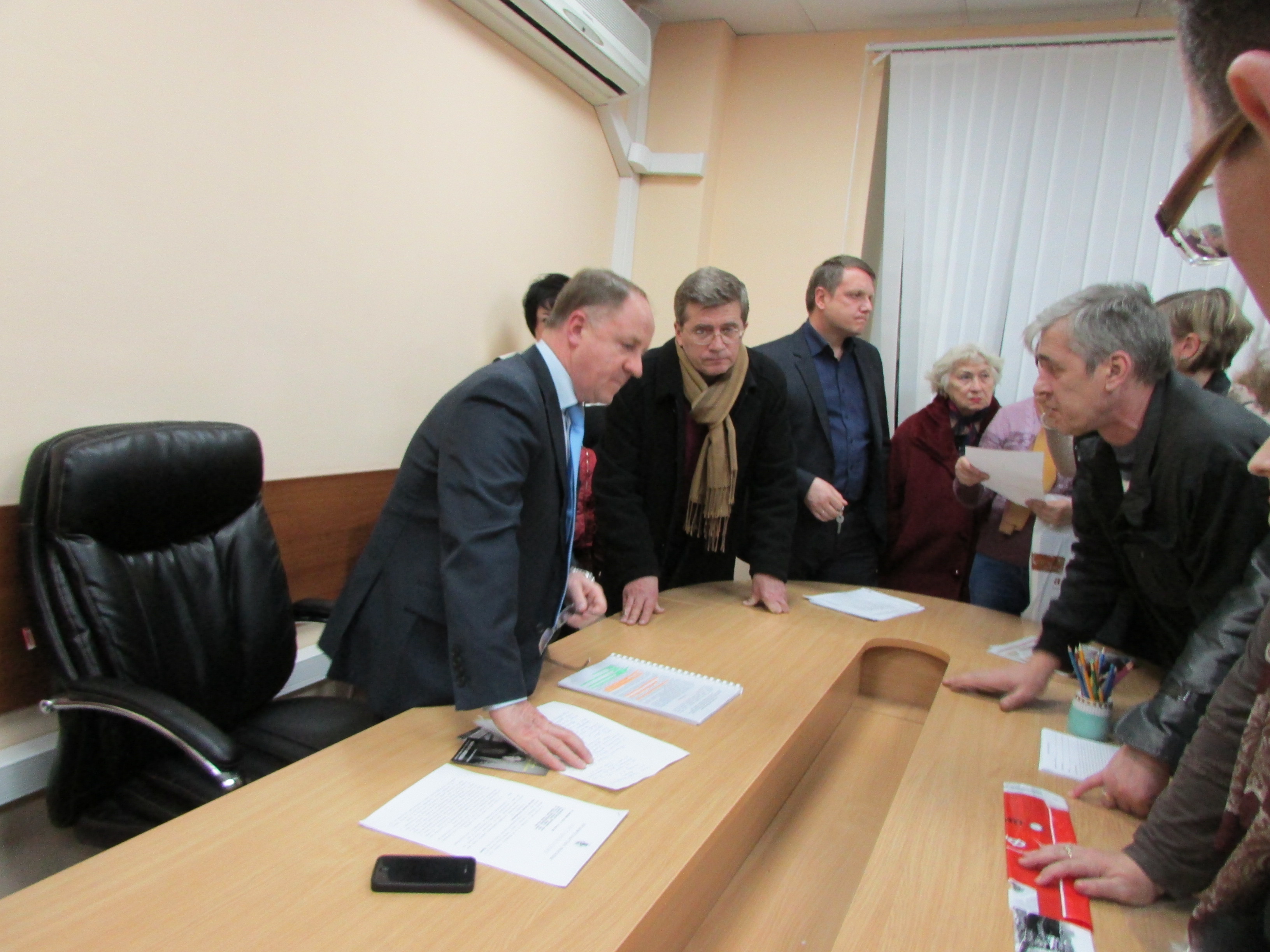 Встреча главы управы с жителями Гагаринского района 18.03.2015 г.