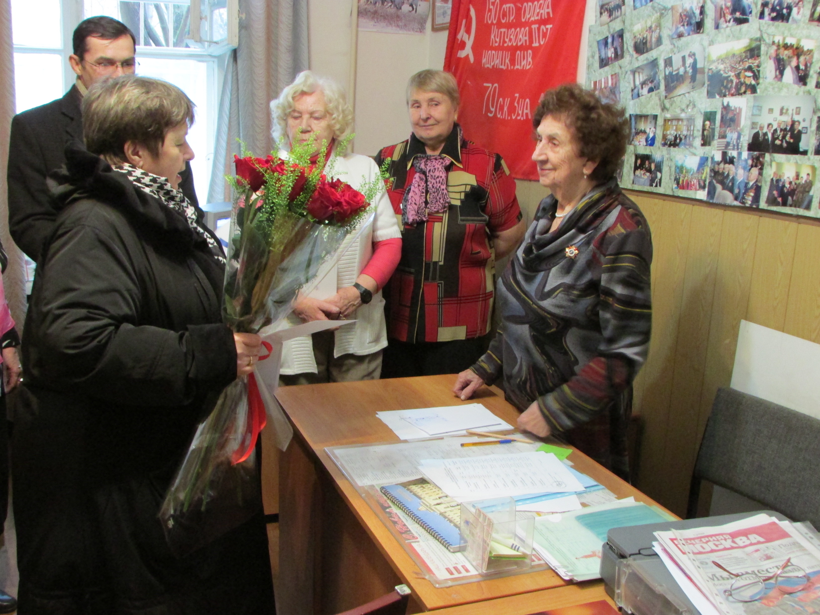 Председателю Совета ветеранов - Белоус Валентине Семеновне исполнилось 90 лет