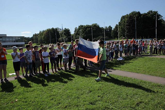 Открытие третьей смены летнего профильного лагеря "Воробьевы горы"