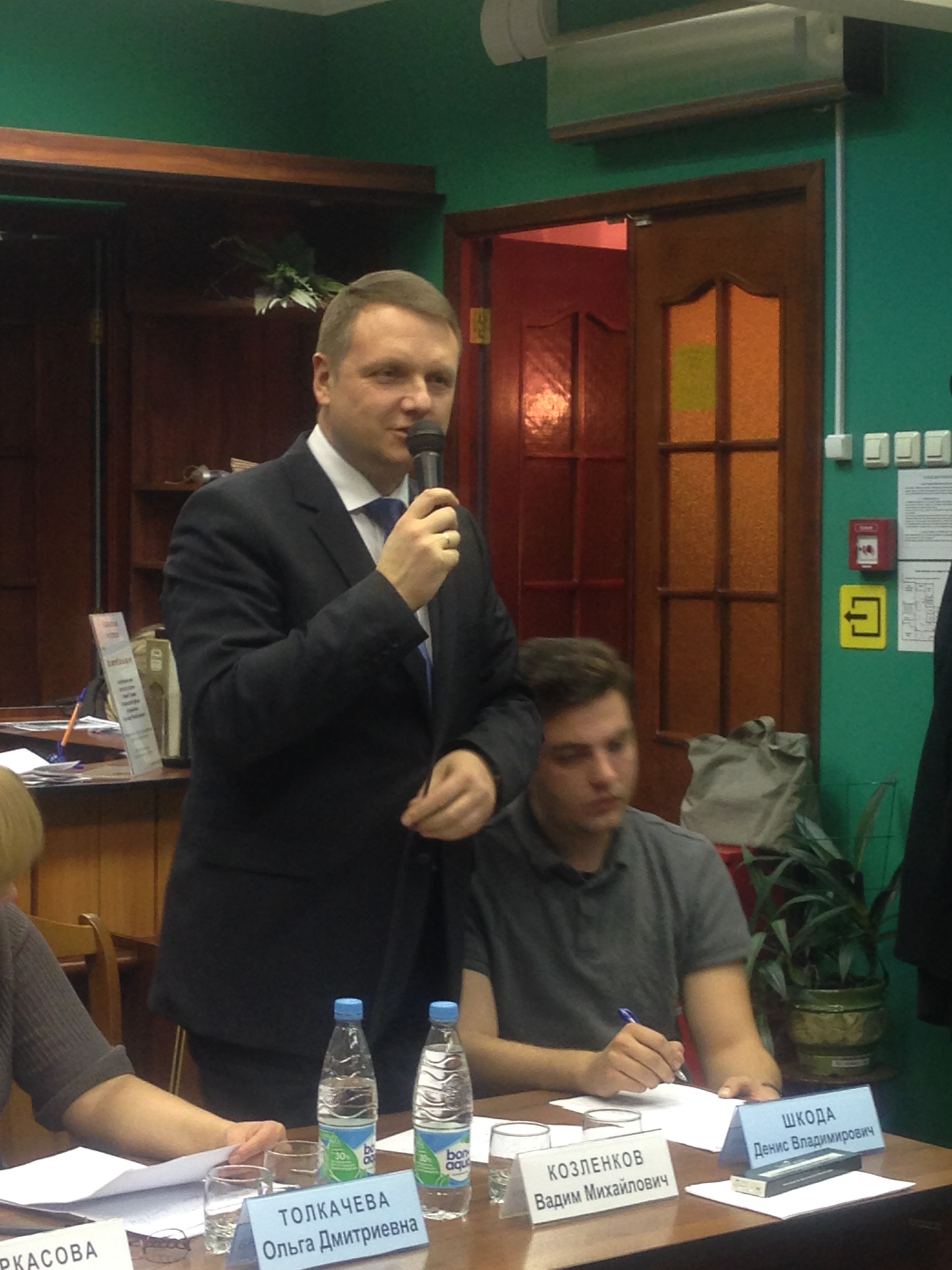 Встреча главы управы с жителями гагаринского района 21.10.2015 г.